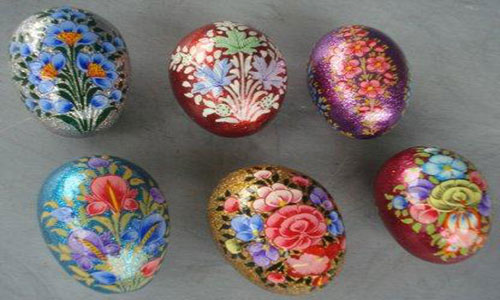 Decor Eggs - Paper Mache - Image 3