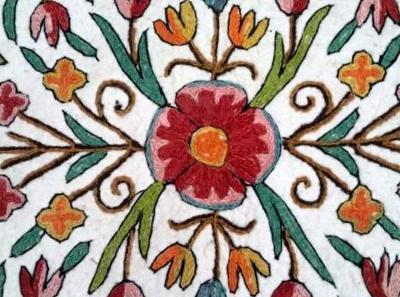 Namdha Felted Crewelwork Rug - Image 4