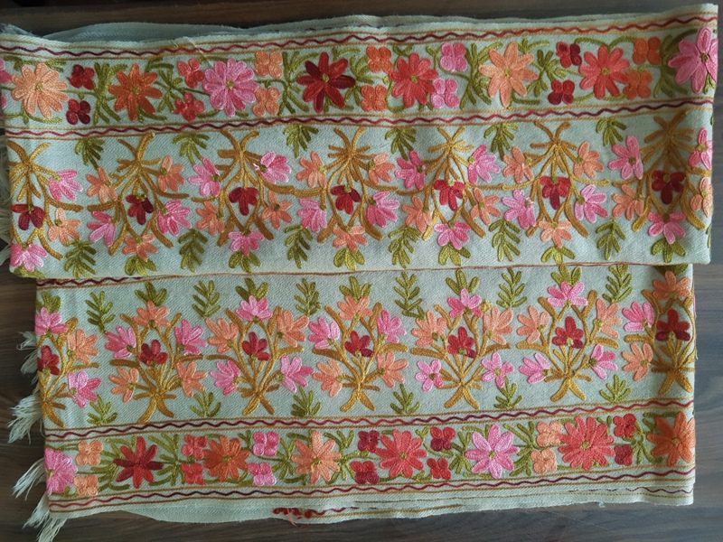 Kashmiri Embroidery Stole - Image 6