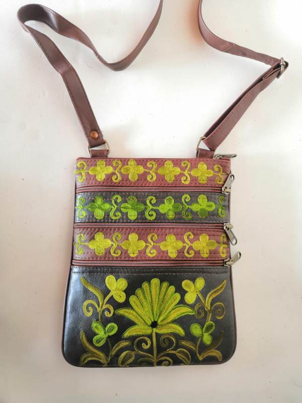 Embroidery Sling bags (Leather) - Image 5