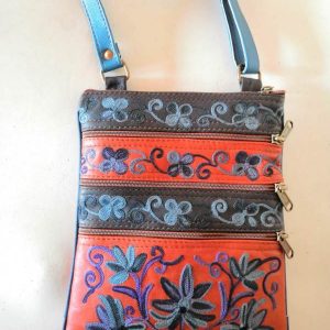 Embroidery Sling bags (Leather)