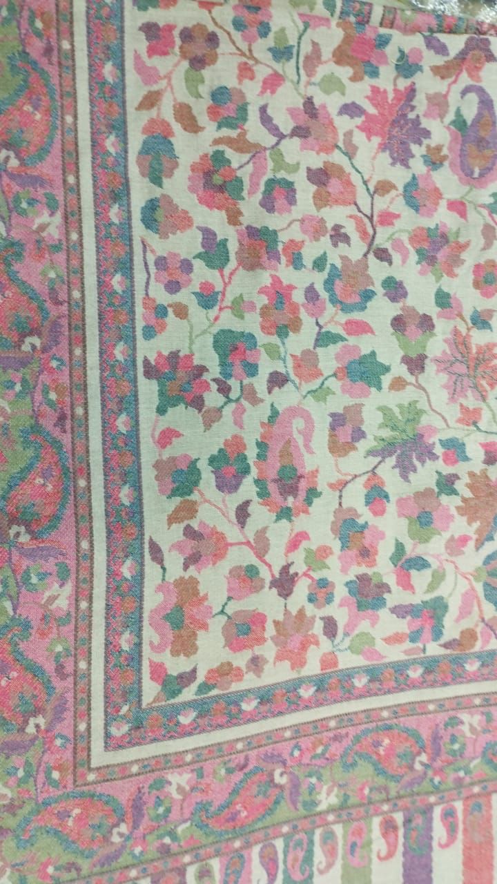 Kani Shawl - Semi Pashmina / Wool - Image 4