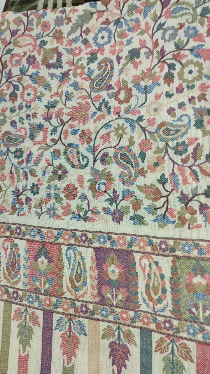 Kani Shawl - Semi Pashmina / Wool - Image 3